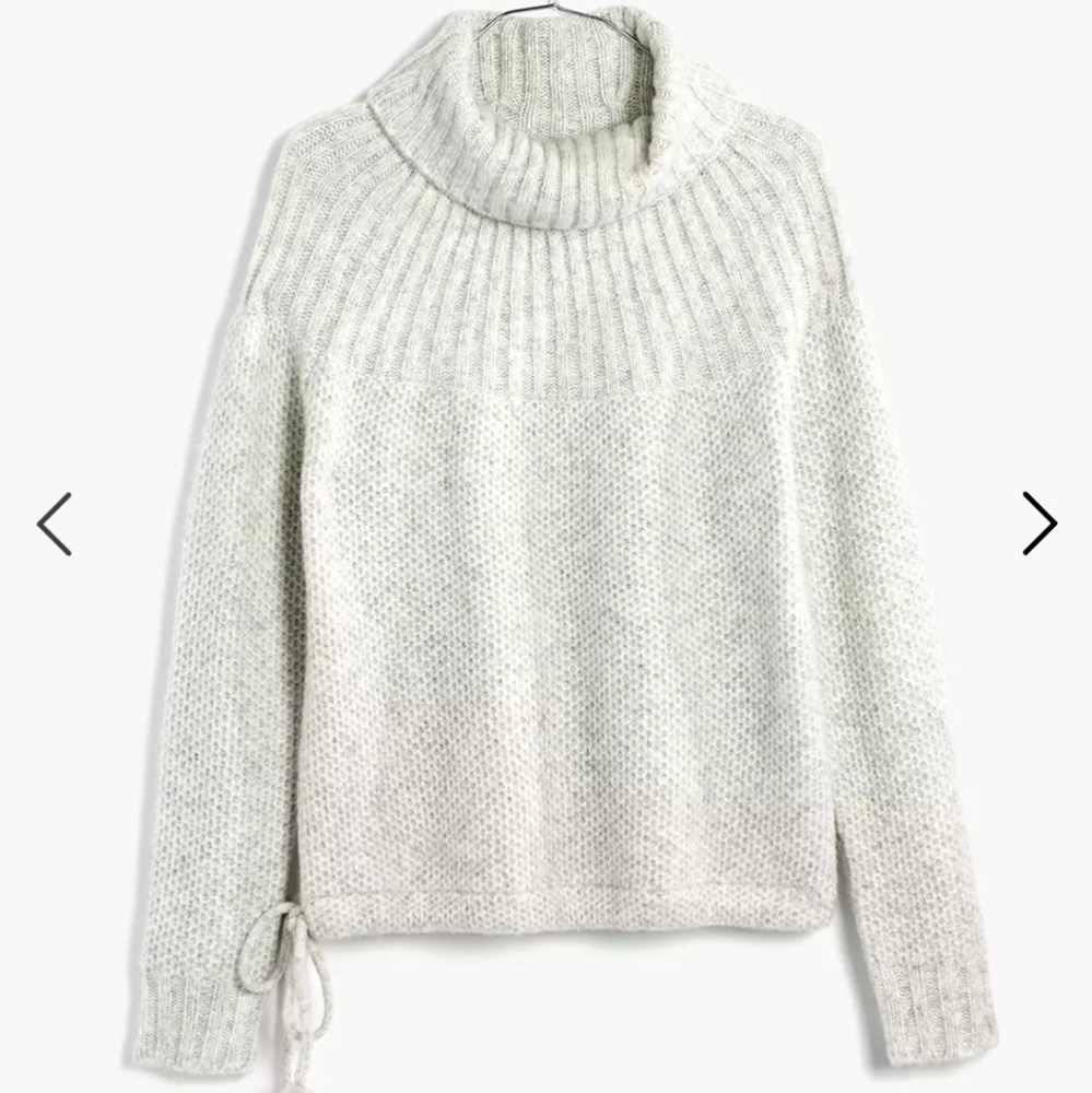 Madewell Snowbound Drawstring Pullover Sweater